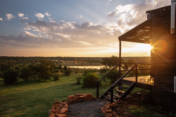 Cheetah Ridge Manor House Fully Catered Free Standing Rooms Nambiti Private Game Reserve waterhole